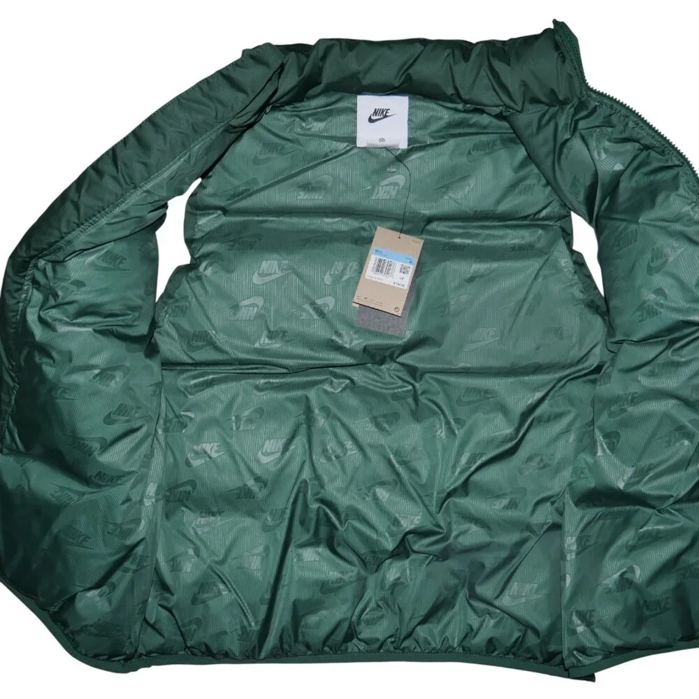 Nike Sportswear Club Primaloft Water-Repellent Puffer Vest Men’s Size M Green
